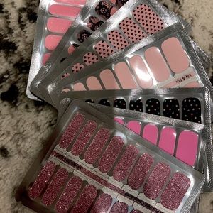 Lily and Fox Nail Wraps - Pinks